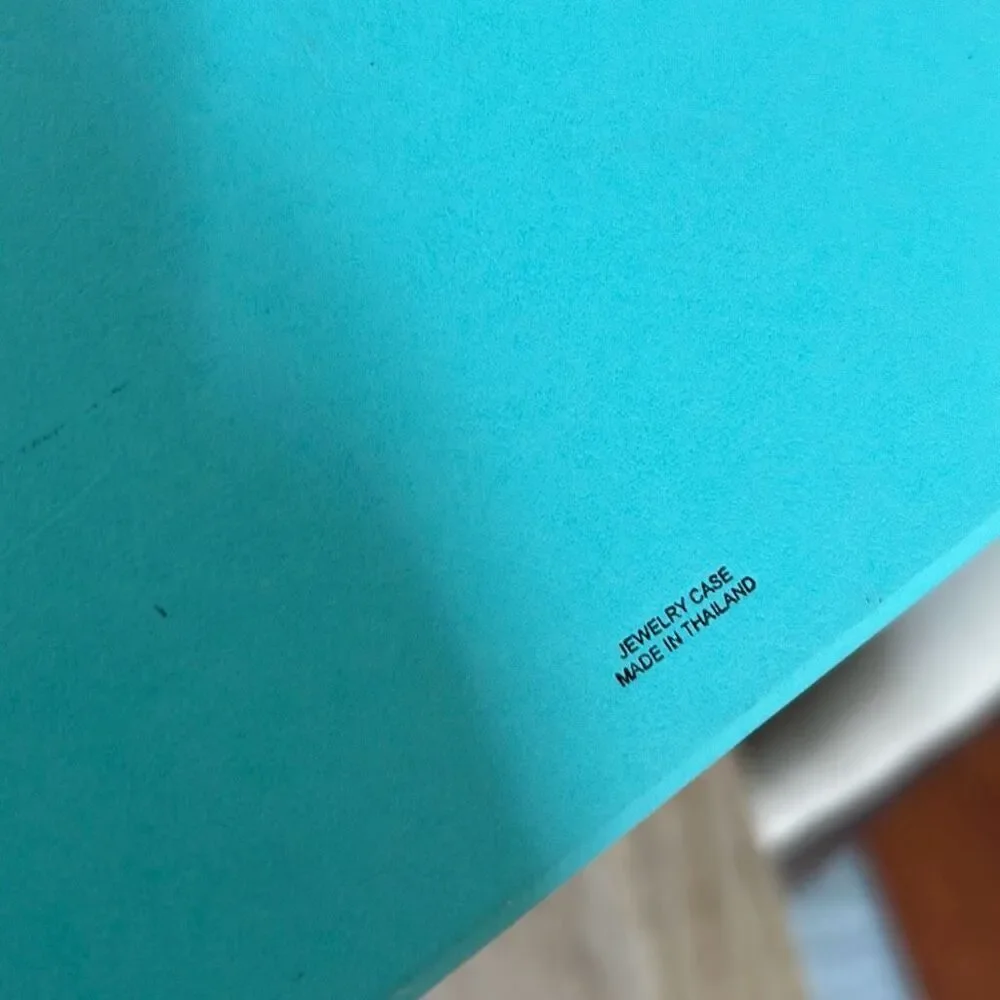 Tiffany & co black leatherette watch box And blue box with instructions
